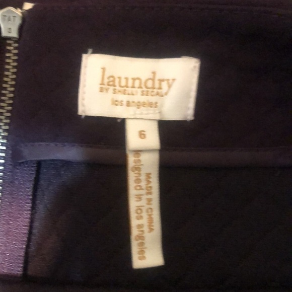 Laundry Blackberry 2 Tone Quilt Stitch skirt - Picture 10 of 12